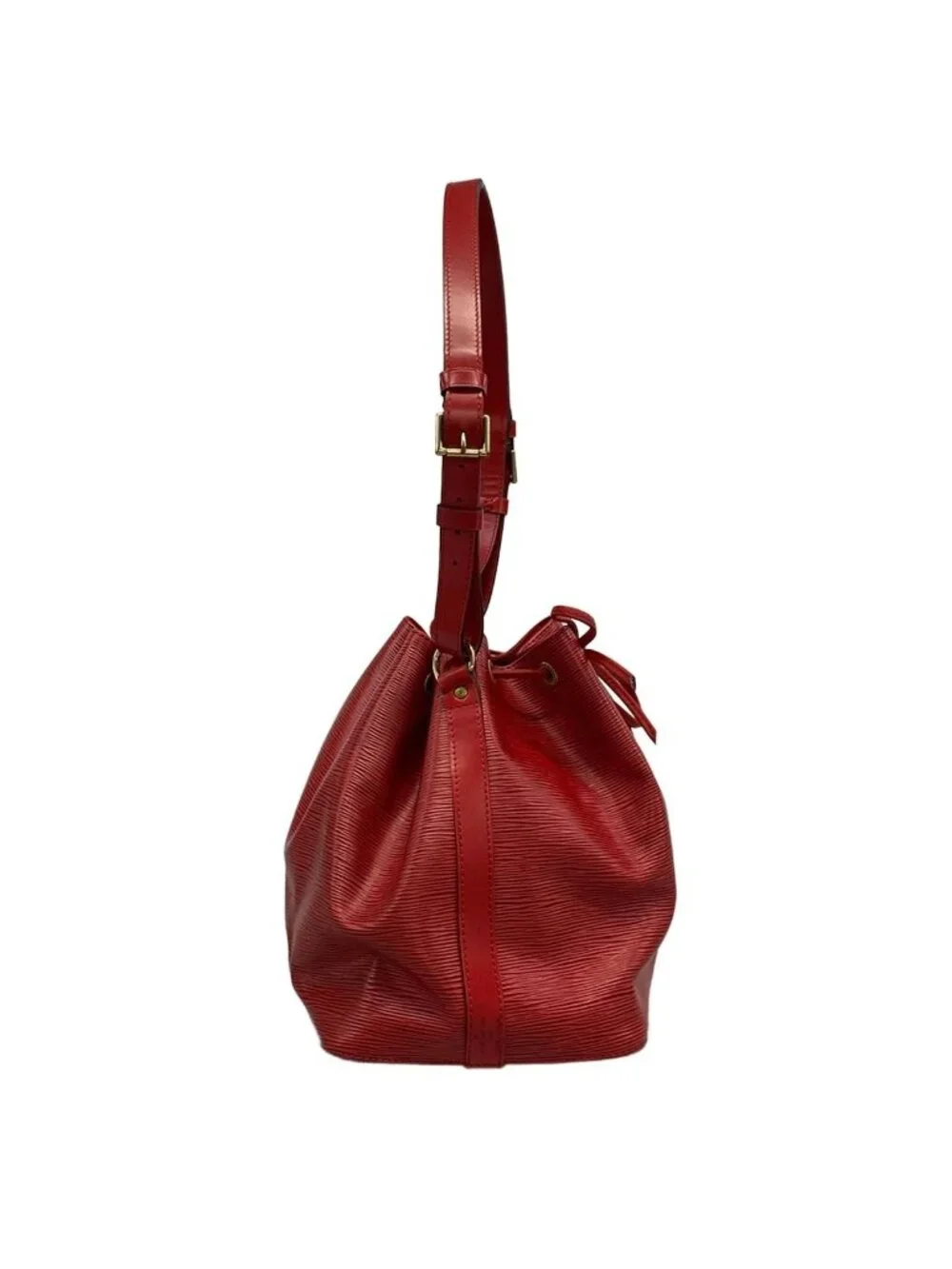 Louis Vuitton Shoulder Bag Epi Petite Noe Castilian Red Leather